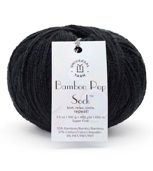 Bamboo Pop Sock Solids 622 Nocturnal