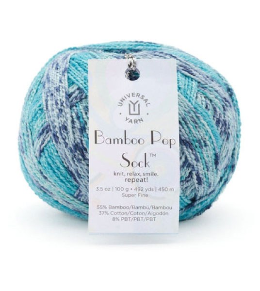 Bamboo Pop Sock 402 Acid Wash