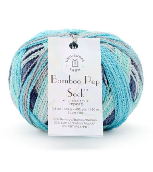 Bamboo Pop Sock 501 Waves