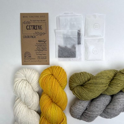Wool Tincture Dyes - Color Pack -  Citrine