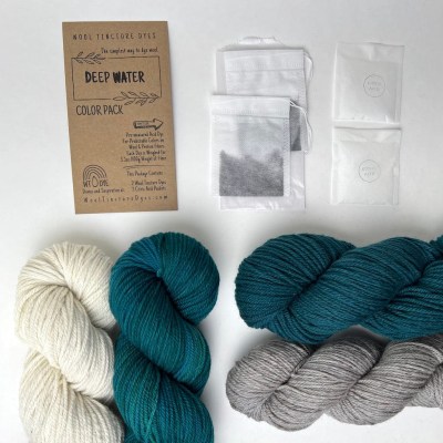 Wool Tincture Dyes - Color Pack -  Deep Water