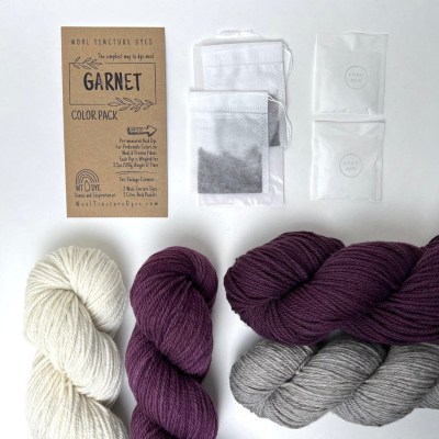 Wool Tincture Dyes - Color Pack -  Garnet