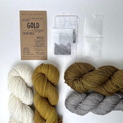 Wool Tincture Dyes - Color Pack -  Gold