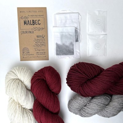 Wool Tincture Dyes - Color Pack -  Malbec