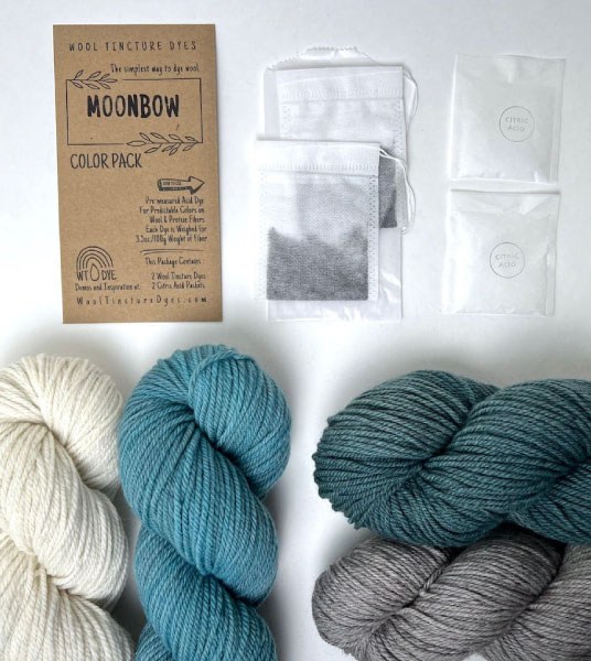 Wool Tincture Dyes - Color Pack -  Moonbow