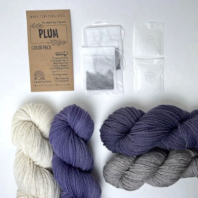 Wool Tincture Dyes - Color Pack -  Plum
