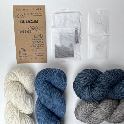 Wool Tincture Dyes - Color Pack -  Stellar's Jay