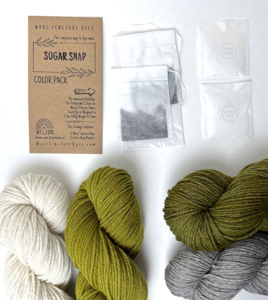 Wool Tincture Dyes - Color Pack -  Sugar Snap