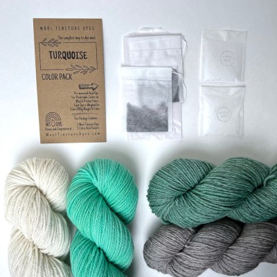 Wool Tincture Dyes - Color Pack - Turqoise