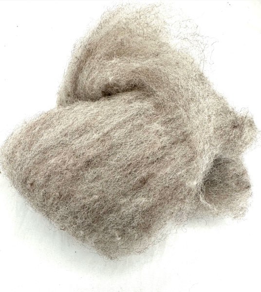 Roving Wool - Light Grey