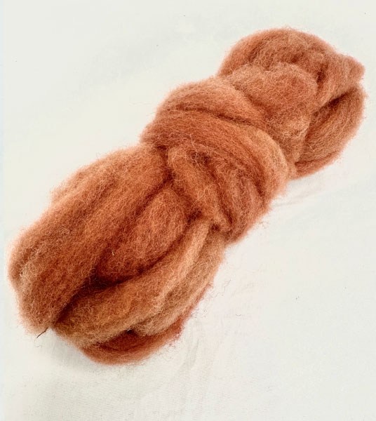 Roving Wool - Rust