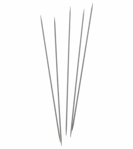 UNIQUE KNITTING Double Point Knitting Needles 15cm (6″) - Set of 5 Aluminum - 2.5mm