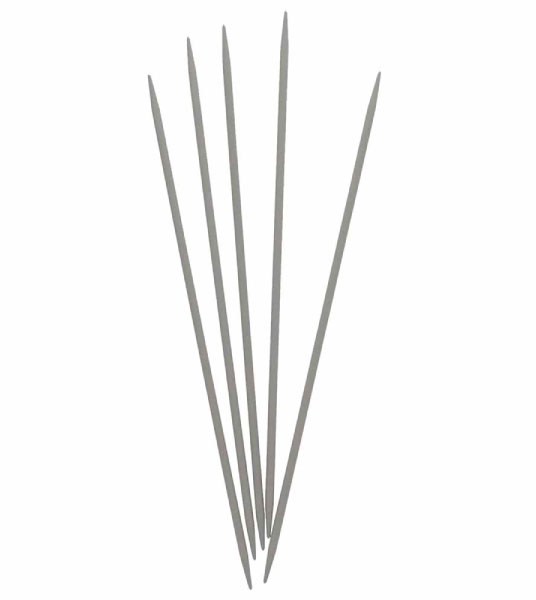 UNIQUE KNITTING Double Point Knitting Needles 15cm (6″) - Set of 5 Aluminum - 3.5mm/US 4
