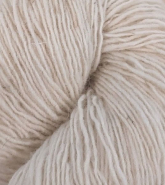Wool Yarn 1 Ply Fingering - Natural