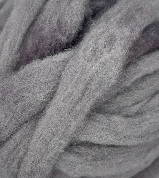 Roving Wool - Grey