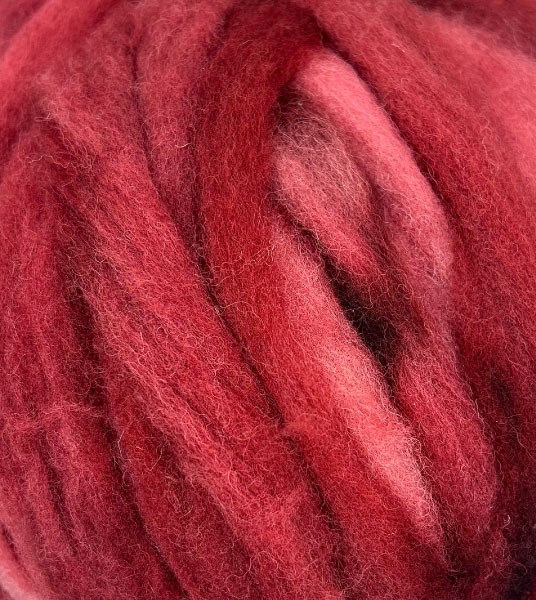 Roving Wool - Wine