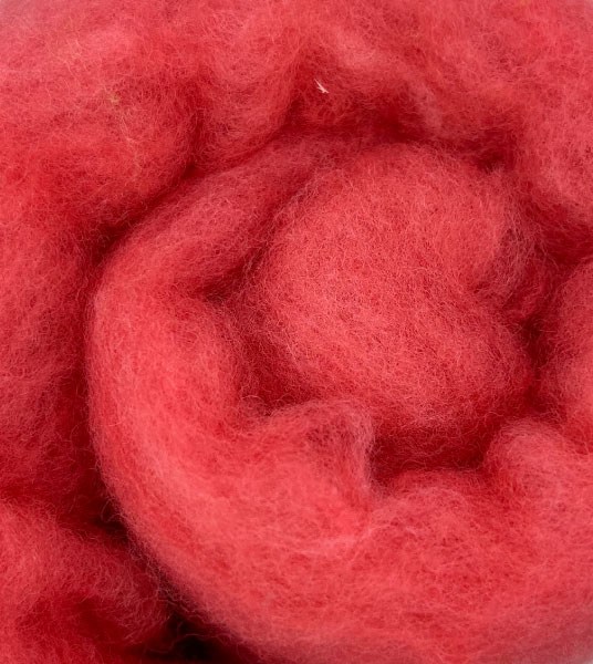 Roving Wool - Pink