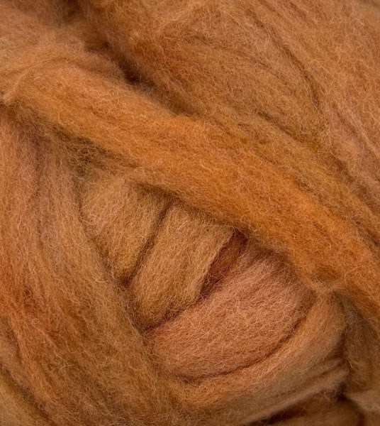Roving Wool - Light Brown