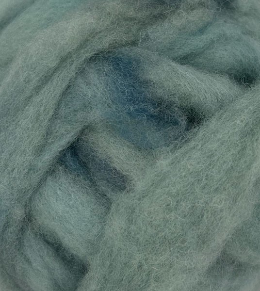 Roving Wool - Grey Green