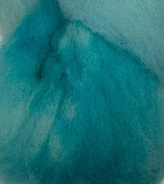 Roving Wool - Light Blue